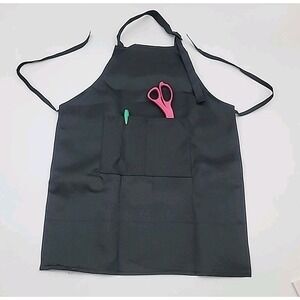 Adjustable Kids Childs Bib Apron Pockets Kitchen Cooking Apron Chef Work Tool